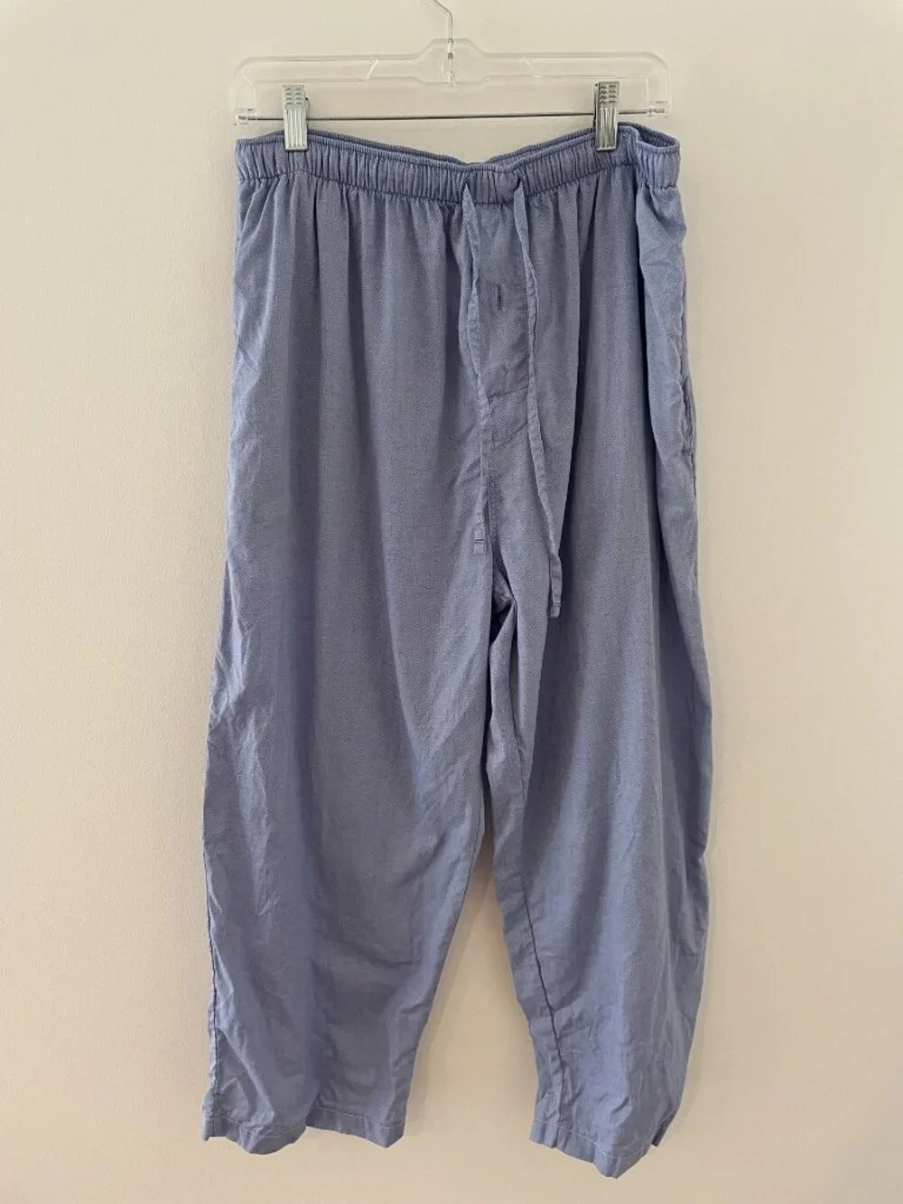 Polo Ralph Lauren mens M (32-34) blue PJ pants, pockets, drawstring elastic wais
